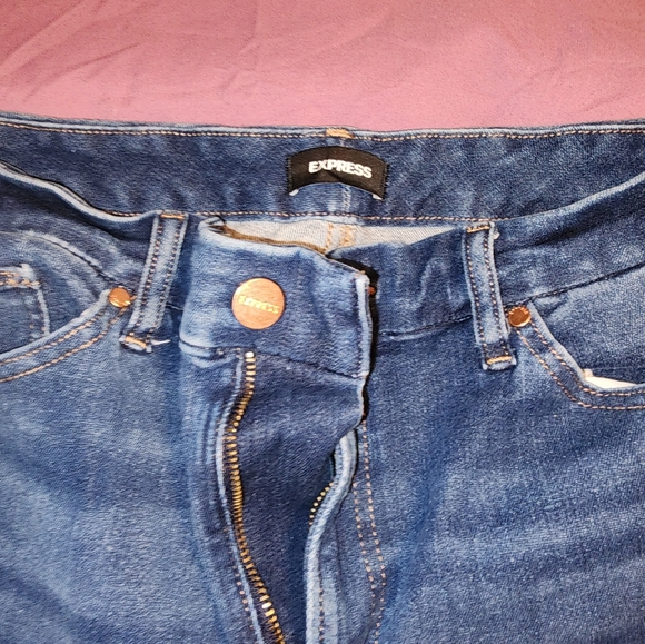High Waisted Straight Leg Jeans - Picture 3 of 4